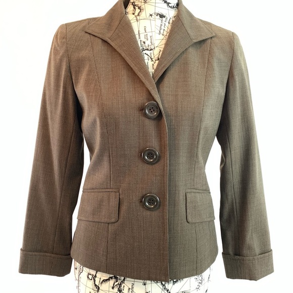 Lafayette 148 wool blazer office jacket 6 … - Picture 8 of 16